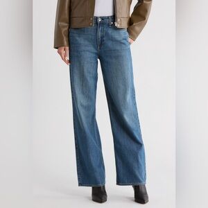 RAG & BONE Lori Mid Rise Wide Leg Jeans (SIZE 6)